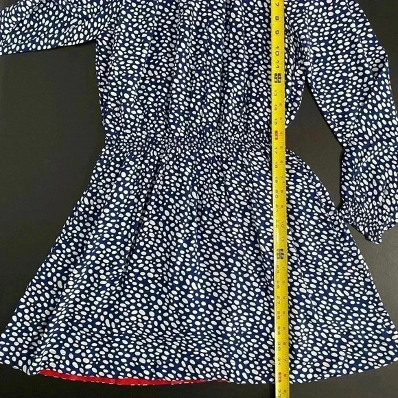 Boden Polka Dot Smocked Dress New Big Girl Youth Nautical Coastal Prep - Picture 8 of 10